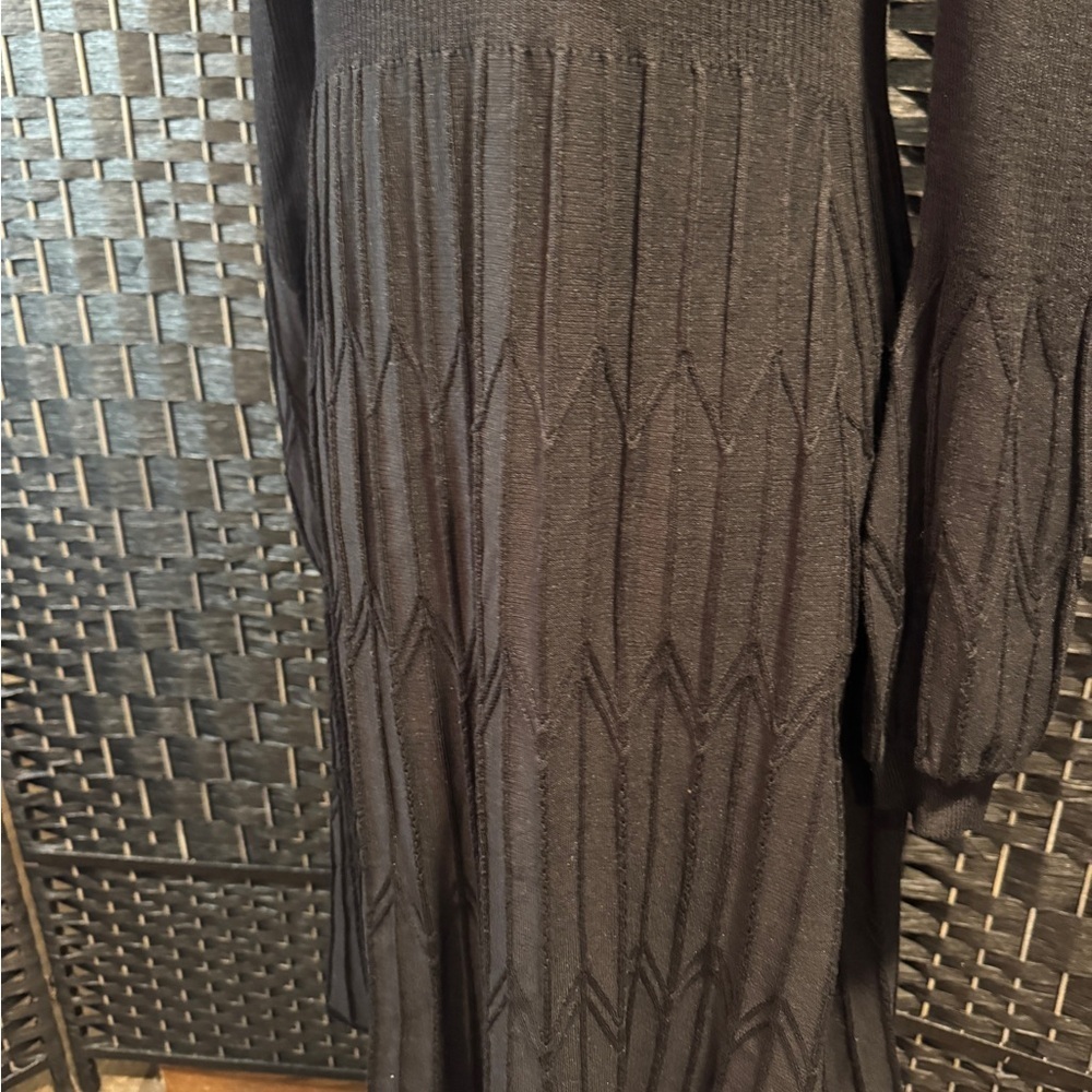 Draper James Black Long Sleeve Dress - Picture 2 of 4